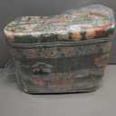 Deerly Green Floral Runner Rug 3x8 for Hallway Vintage Boho Washable Bathroom Kitchen Bedroom Runner Rugs Non-Slip Soft Low Pile Thin Indoor Carpet for Laundry Room Farmhouse Flower, Green/Multi