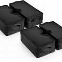 Rhino BaseMate 18" 2-Pack Umbrella Base Weight – Fits Offset, Cantilever & Outdoor Patio Umbrellas – Detachable Design – Black – Easy Setup