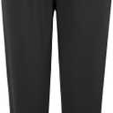 GRACE KARIN Women Dress Pants, 2025 Fall Business Casual Outfits, High Waist Paper Bag Bow Tie Pencil Slacks with Pockets (Large, Black)