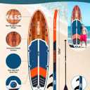 10’6’’Inflatable Stand Up Paddle Board with Beginners SUP Accessories