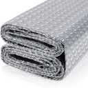 Reflective Bubble Insulation Sheet, Double Side Aluminum Foil Bubble Shield, Aluminum Foil Thermal Insulation Radiant Barrier for Windows, RV, Roof, Garage Door (23.6IN X 10FT)
