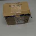 Christmas Tree Lights Outdoor, 205Ft 600 LED Twinkle Fairy Lights String Lights with 8 Light Modes for Christmas LED Garland Wreath Wedding Indoor Holiday Decorations with Dark Green Wire, Warm White