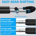 Chest Workout Equipment, 66-110lb Adjustable Arm Trainer, Chest Trainer for Men, Arm Workout Equipment, Portable Detachable Spring Resistance Home Fitness Equipment for Enhancing Upper Body Muscle