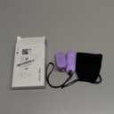 [Case-Friendly] Page Turner for Kindle Paperwhite Oasis Kobo eReaders, Camera Camcorder Remote Controls, Page Turner Clicker for ipad Tablets Reading Novels with Wrist Strap Storage Bag Purple