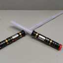 TOY Life 2 Pack Dark Saber Light a Saber for Kids Light up Sword LED Lightsavers Inquisitor Light Up Swords for Kids Sable de Luz Sound Retractable Attachable