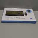 Wireless Keyboard and Mouse Combo, 9 Backlit Effects, 4000mAh Rechargeable Backlit Keyboard with Wrist Rest, 6 Button Mouse, 2.4G Full Size Quiet Keyboard Set for Computer, PC, Laptop, Mac, Windows