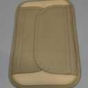 ESKONKE [Upgraded] Car Center Console Cover with 2 Storage Bags - Premium Nappa Leather Armrest Cover, Scratch & Wear Resistant, Waterproof Car Interior Accessories (Upgrade - Hampagne Beige)