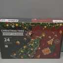 Advent Calendar 2025 Adult Kids Girls Boys Teens Women Men Christmas Tree Building Set,24 Boxes 1100+ Pcs Christmas Countdown Calendar Building Blocks with LED Light stocking stuffers for kids