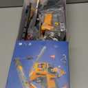 Large Fire Truck Toy with 2 Firefighters & Rescue Tools, Lights & Siren Sounds, Assemble & DIY Fire Rescue Truck Vehicle Toy for Boys Girls Christmas Birthday Gifts Kids Toys for 3 4 5 6 7 8 Years Old