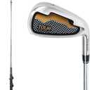 Golf Grip Trainer Golf Club for Adults Golf Swing Trainer, Golf Practice Club & Golf Training Iron | The Perfect First Golf Club for Beginners | Video Lesson Included, Right Hand