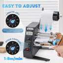CGOLDENWALL Automatic Label Dispenser Sticker Roll Dispenser for Logistics Office Home, 1-8m/min Speed Adjustable, Length 0.12-5.9" Width 0.16-5.5", Auto Sensing&Counting, Max Roll Dia. 9.8"