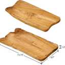 WELLAND 16 Cedar Natural Edge Floating Shelf Set of 2