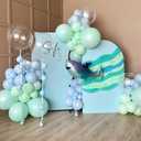 2 x Voircoloria 90pack Mint Green Balloons Different Size 18/12/10/5 Inch Pastel Green Balloon Garland Arch Kit for Baby Shower,Graduation, Wedding, Birthday, Gender Reveal, New Year Decorations