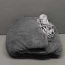 HOMLYNS LuxeHeat Heated Blanket Throw, Soft Flannel Sherpa, Electric Blanket 5 Heat Settings, Fast Heating, Heating Throw Blanket 3 Hours Timer Auto Shut Off, Machine Washable, 5060 Inches, Grey