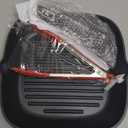 11 Inch Nonstick Grill Pan, Square Large Grilling Skillet Steak Pan for Stove Tops, Granite Coating Grill Skillet with Pour Spouts, PTFE & PFOA Free, Durable Grilling Pan for Indoor & Outdoor