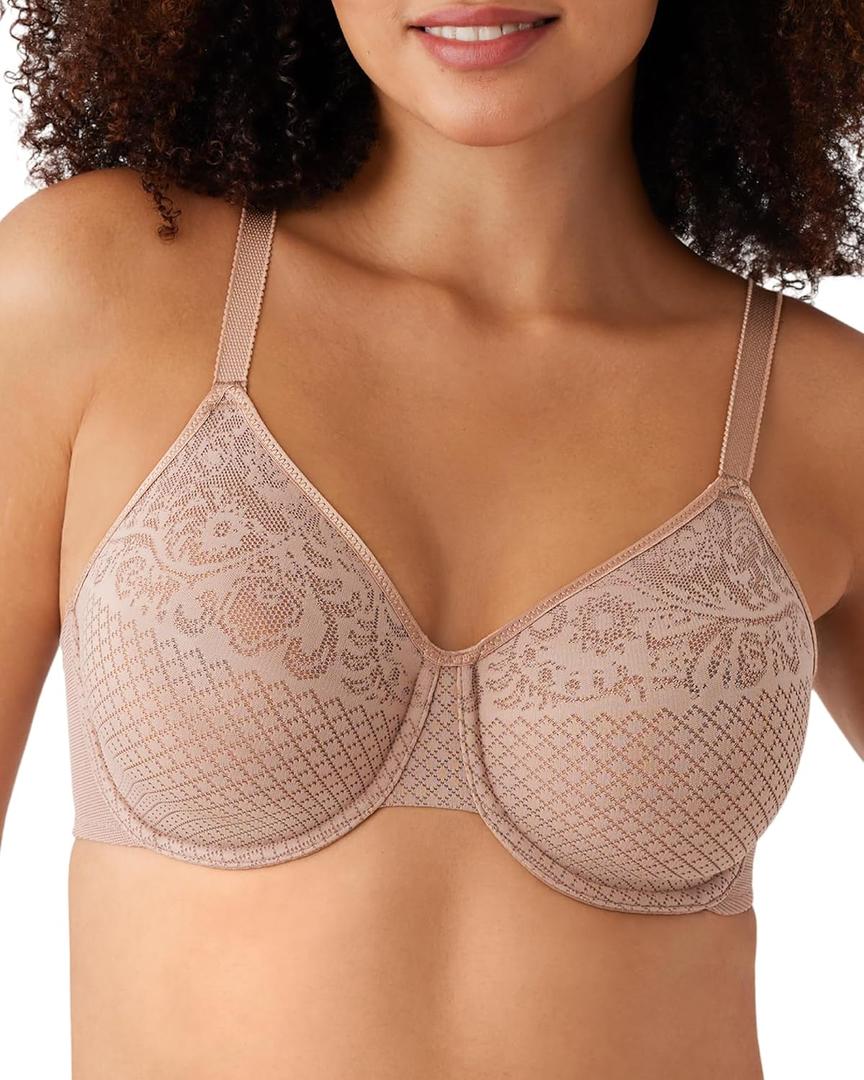 Wacoal Women's Plus Size Visual Effects Unlined Full Coverage Underwire Minimizer Bra, 857210 (32H, Roebuck)