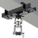 Punching Bag Hanger,Beam Clamp Heavy Bag Mount,Heavy Duty Holder for Boxing,Heavy Bag hangerStainless Steel Swivel Chain with Carabiner (3.5 to 5.5")