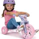 MINNIE MOUSE Ride-On 10" Fly Wheels Junior Cruiser Tricycle with Sounds - Toddler Bike Trike, Ages 2-4