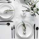 XINLTC 8 Pack Ceramic Appetizer & Dessert Plates, 7 inch White Square Dinner/Salad Plates for Snacks, Side Dishes, Casual Hosting, Dishwasher & Microwave Safe