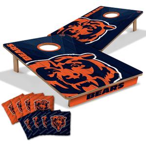 YouTheFan NFL 2 x 3 Wood Cornhole Game with Logo Bags (Team Colors)