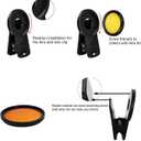 Reef Coral Lens Phone Kits for Phone 7 Lenses Kit 1 Dust Shield Case 2 Lens Clips