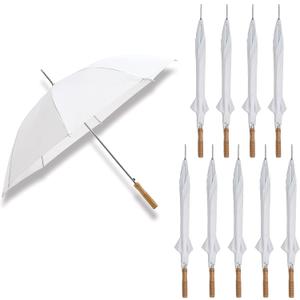 Wedding Umbrella - 48" Umbrella - Manual Open - 10 Pack (White)