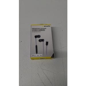 ACOUSTIX PREMIUM SOUND STEREO EARBUDS