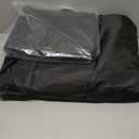 Zanch Heavy-Duty Dog Truck Seat Cover, Flat Solid Back Seat Extender for Multi Large Dogs, Hard-Base Supports 450 lb, Waterproof Hammock Protector, XL for Full-Size Crew Cab Trucks & SUVs, Black