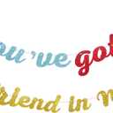 Glitter You've Got A Friend in Me Banner Cartoon Story Friend Birthday Banner Friendship Anniversary Party Decorations Toy Inspired Game Party Supplies Classroom Decorations