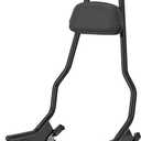 Mofun Tall Gloss Black Detach Passenger Backrest Sissy Bar with Pad Compatible with Harley Softail Deluxe Heritage Classic Street Bob 2018-2024 etc