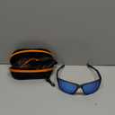 KastKing Osage Polarized Sport Sunglasses for Men and Women, Ideal for Driving Fishing Cycling Running, UV Protection (Frame: Matte Smoke Crystal /Lens: Blue Ocean Mirror)
