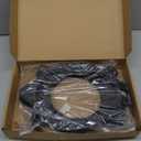 2 Pcs Car Speaker Adapter Mount Kit for 6.5 and 6 x 9 Speakers Front Door Speaker Mount Adapter with Wiring Harness for Car Audio System Spacer Ring Bracket Vehicle Accessories