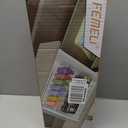 FEMELI Belt Organizer, Acrylic 7 Compartments Container Storage Holder, Clear Display Case for Closet Tie and Bow Tie