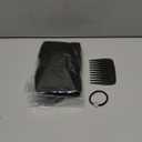 REECHO Clip in Hair Extensions, 4PCS Hair Extensions 14" Short Wavy Invisible Lace Weft Natural Soft Hairpieces for Women  Black Brown