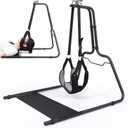 Neck Stretcher Hammock with Stand for Neck Decompression, Cervical Traction Device Stand Steel Heavy Duty, Neck Decompressor Neck Stretching Strap with Stand or Frame for Neck Tension Relief