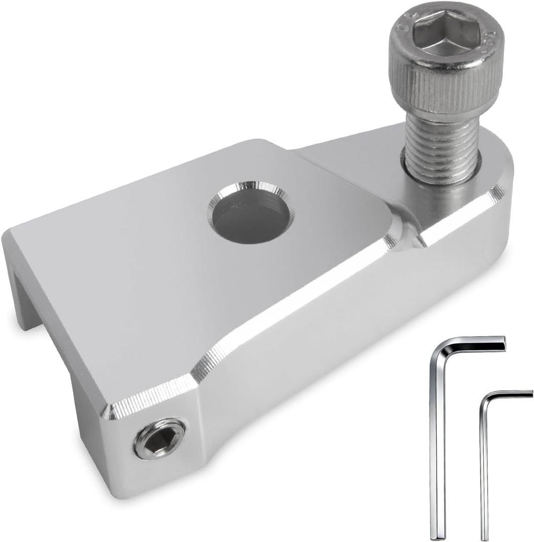Motorcycle EZ Shift Neutral Gear Assist Compatible with 2000-2017 Harley Touring Twin Cam Road Glide, Road King, Street Glide, Electra Glide, Dyna and Softail Easy Auxiliary Bracket Mount (Silver)