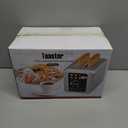 Touch screen Toaster 2 slice,Stainless Steel Digital Timer Toasters with Sound Function,6 Bread Types & 6 Shade Settings,Smart Extra Wide Slots Toaster with Bagel,Defrost Functions,Platinum