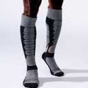 Merino Wool Ski Socks for Men, Women & Youth - Over-the-Calf Full Cushion Thermal Snowboard Socks, Winter Performance