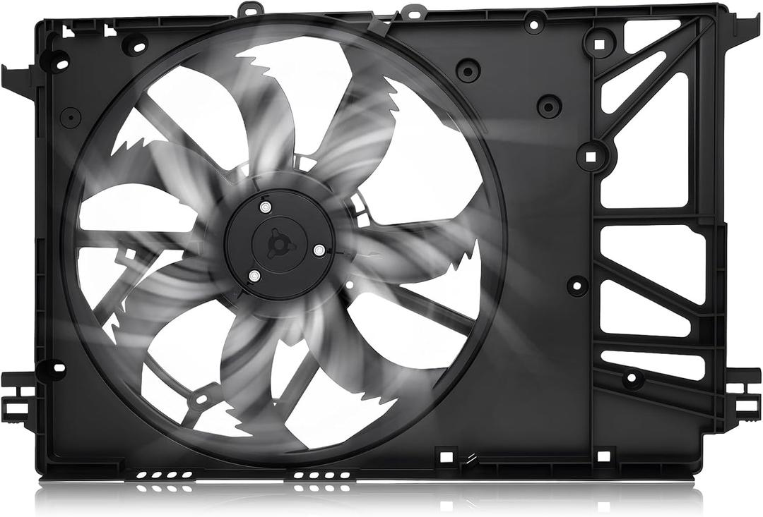 624200 Radiator Cooling Fan Assembly Fits for 2018-2021 Toyota Camry 2.5/3.5/ for 2019-2020 Lexus ES350 3.5L for 2019-2021 Toyota Avalon 3.5L for 2019-2021 Toyota RAV4 2.5L Replaces OE TO3115204