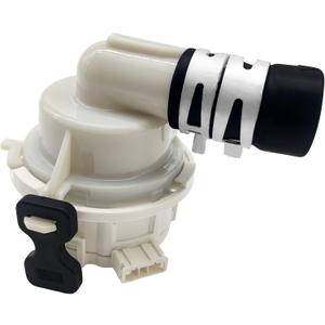 ABQ73503002 ABQ73503004 Dishwasher Drain Pump Assembly Compatible with LG Dishwasher, ABQ73503004 ABQ73503002 Drain Hose Pump, Included Case Assembly