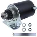 Starter Replacement for Briggs and Stratton 5HP-22HP 16 Teeth 497594 497595 390838 391423 392749 394805, for John Deere LA135 145 155, LG497595 AM37352 AM39137 AM122337, for Cub Cadet Toro
