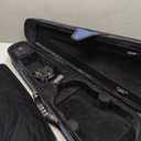 adm 4/4 Full Size Violin Hard Case Basic Professional Triangular Shape Backpack, Super Light Suspension, Blue