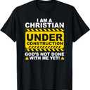 Christian T-Shirt, Black, XL