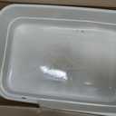 Extra Large Cat Litter Box with High Sides,Cats Boxes for Indoor Cats,Cat Litter Pan for Kitty,Litter Box with Low Entry,Easy to Clean,Anti-Splashing,23.6" x15.7" x5.9" (White)