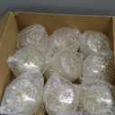 48 Pcs Ribbed Martini Glasses 10 oz Disposable Plastic Vintage Ribbed Coupe Glasses with Gold Rim Cocktail Unbreakable Dessert Parfait Glassware for Wedding Party Supplies (Clear)