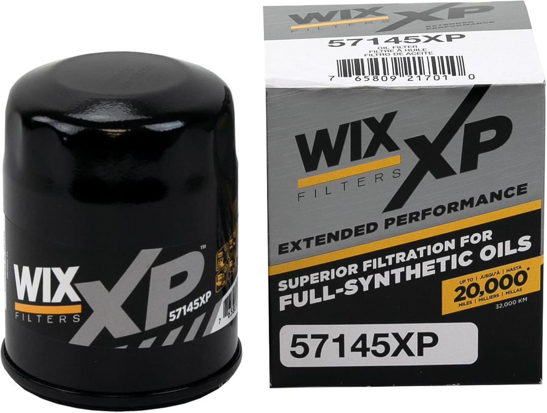 WIX 57145XP WIX XP Oil Filter Replacement, Built for Synthetic Oil - Compatible With GM (99-05), Toyota, Lexus, Scion (88-15), Suzuki (96-10)