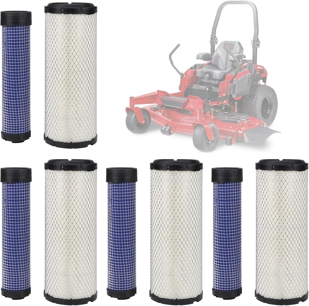 11013-7044 & 11013-7045 Inner & Outer Air Filter Cleaners For Combo OEM Donaldson Kohler P821575 & P822858 46438 & 42985 2508301-S & 2508304-S M131802 M131803set of 4