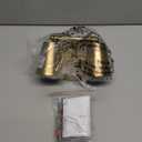 2-Light Modern Track Lighting Kit,Matte Brass Pivot Light Head, Flush Mount Adjustable Ceiling Light Spotlights for Bedroom,Living Room,Dining Room, Hallway,E26 Bulb Not Included