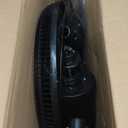 Comfort Zone 16-Inch Oscillating Pedestal Fan  3-Speed High-Velocity Cooling, Adjustable Height & Tilt, Quad-Pod Folding Base, Black  ETL Listed