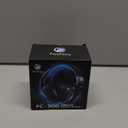 Fachixy Wireless Gaming Headset with Microphone for PC, PS5, PS4, Bluetooth Gaming Headphones - Fast Charge 50Hr Battery, Cool LED Lights for Switch, Laptop, Mobile, Mac 2.4GHz Gamer Headset